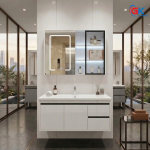 Bộ Tủ Chậu Lavabo Cao Cấp  GK666-100A