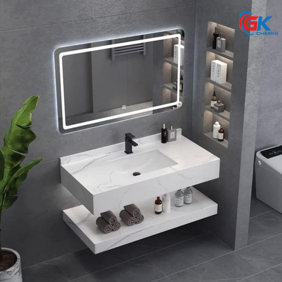 bàn đá 2 tầng