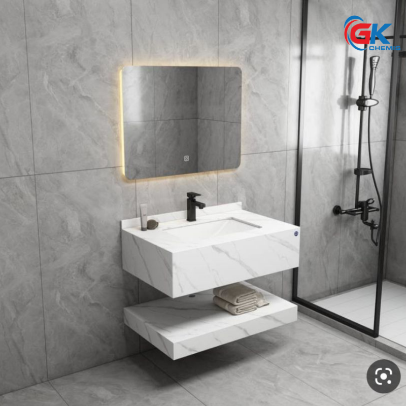 bàn đá 2 tầng